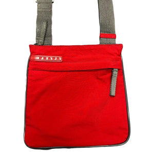 Prada Sport Side Bag In Red